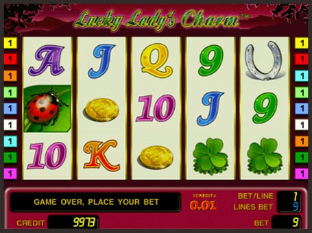 Символы игрового автомата Lucky Lady's Charm